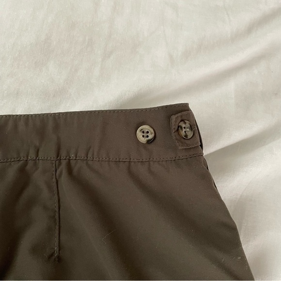 Tilley Women Sz 12 Hiking Cargo Pants Adjustable Waist convertible length green - Picture 8 of 9